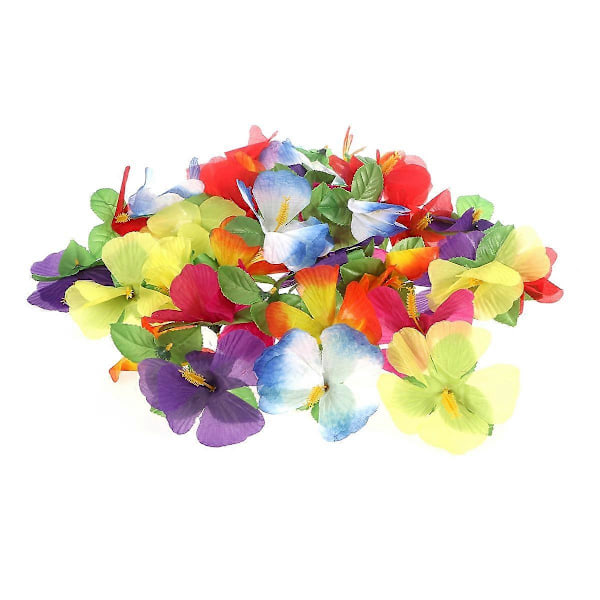36 st Bordsdekoration Blommor Konstgjorda Hibiskusblommor Simuleringsblommor Konstgjorda Blommor