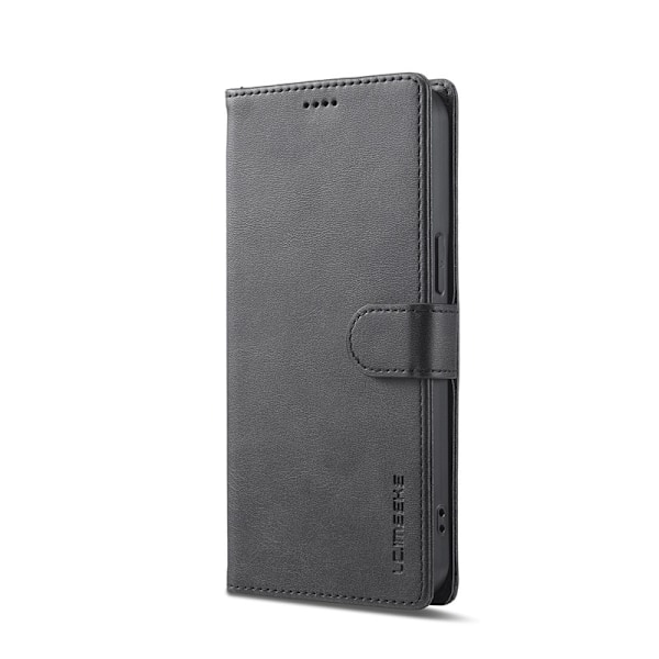 Etui til iPhone 15PLUS sort Flip Wallet med kortholder