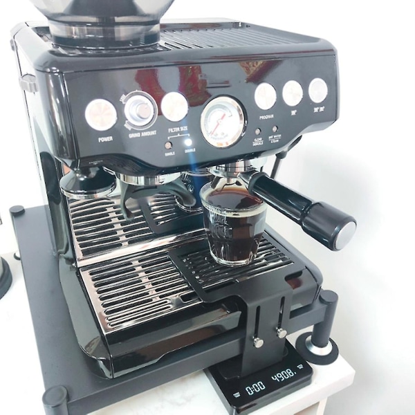 Nytt stål kaffevägningsställ kompatibelt med espressomaskin elektronisk våg(d)