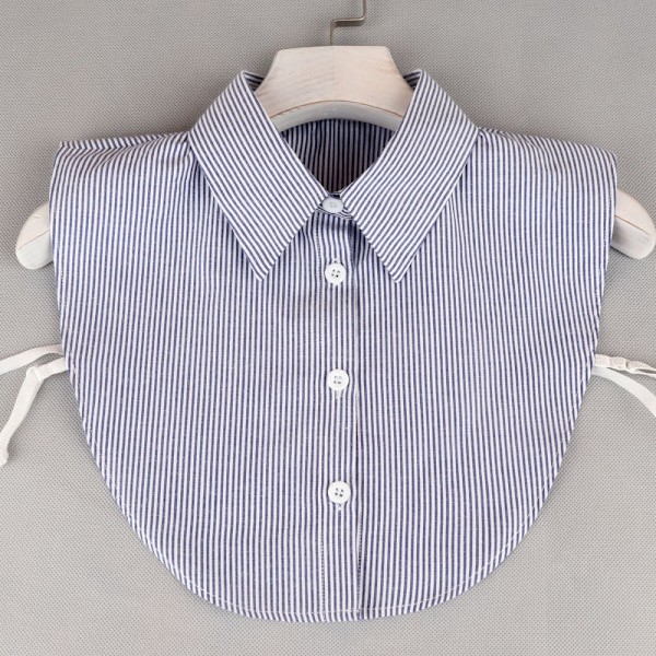 Naisten tekoviulus Irrotettava puoli Irrotettava paita Kaikkiin sopiva Blue Plaid