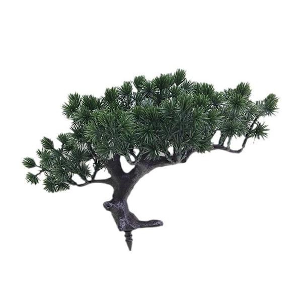 Keinotekoinen Thuja-mänty puukukkaruukussa - Olohuoneen sisustus ja kivikkopuutarhan koristelu Bright red Single No. 34 Thuja sutchuenensis