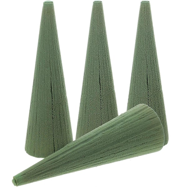 4 stk. Blomsterler DIY Kegleform Blomsterler Blomster DIY Materiale Blomsterarrangement Materiale
