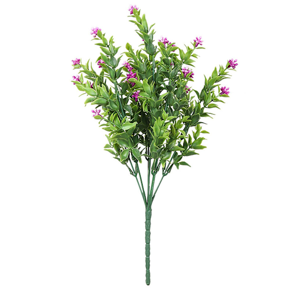 1 Bukett Realistiske Kunstige Blomster Ornamentale Miljøvennlige Iøynefallende DIY Falske Blomster til Hage 9