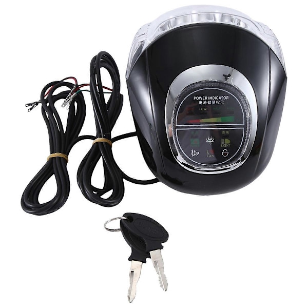 60V Bluetooth-ajovalaisin vilkulla, takavalolla, LCD-mittaristolla, sähköskootterin avaimella