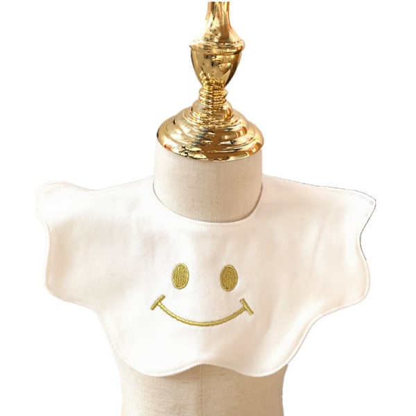 Lös krage för kvinnor Avtagbar halv Baby Bib Japansk plus-Storlek Embroidered BABY