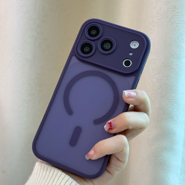 Deksler til iPhone 17 Pro Max Magnetisk Mørk Lilla Noz36769