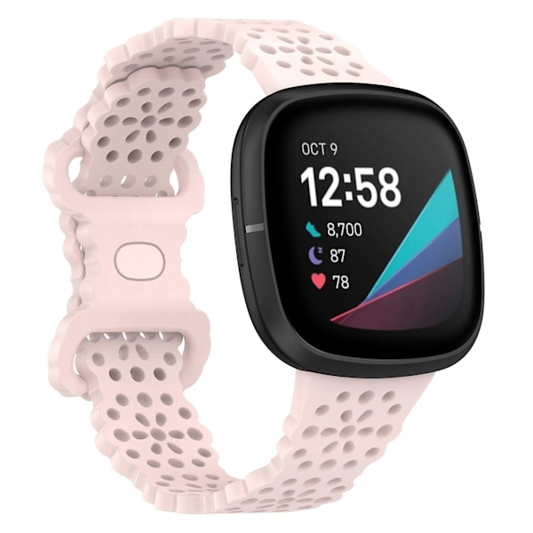 Sandrosa Sandrosa Silikonarmband kompatibelt med Fitbit Versa 4 / 3 / Sense 1 / 2 kompatibelt med Fitbit Versa 4 / 3 / Sense 1 / 2