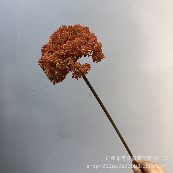 Konstgjorda Blommor Plastblommor Vardagsrumsinredning Bollformad Grön Böna Blomsterarrangemang Tillbehör golden
