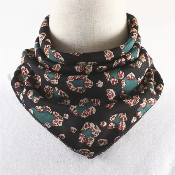 Dame falsk krage Avtakbar halvtynn Cervical Support Bana Leopard print