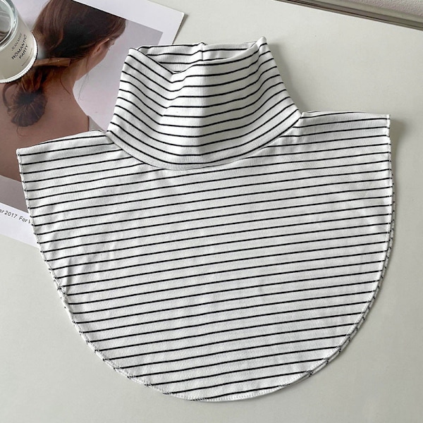 Naisten tekoviulus irrotettava puoli korealainen tyyli sisäinen artefakti Gray stripes