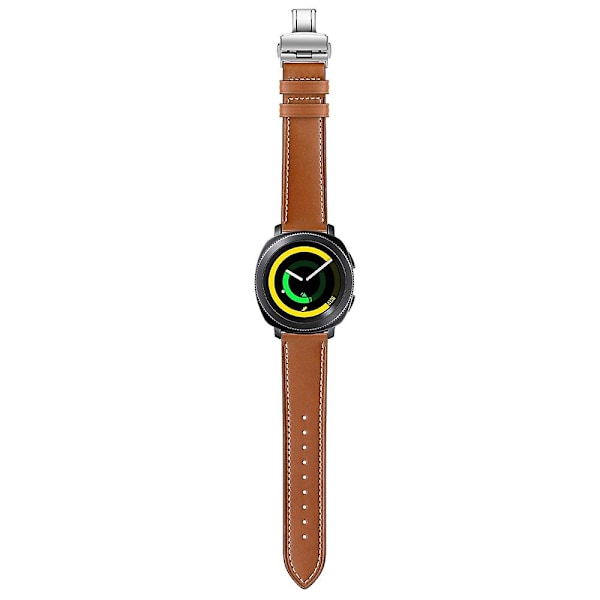 Brun Brunt kompatibelt med Huawei Watch Gt2e Läderarmband