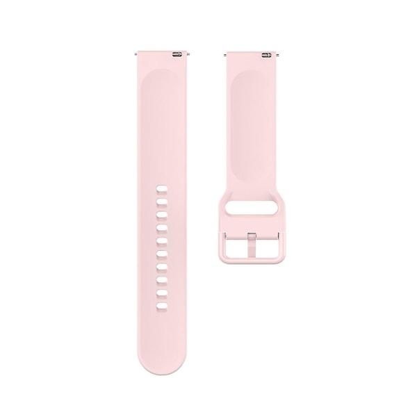 Rosa Rosa 23mm Farget Spenne Silikon Armbånd Klokkereim kompatibel med Fitbit Versa 2 / Versa / Versa Lite / Blaze, Størrelse: S