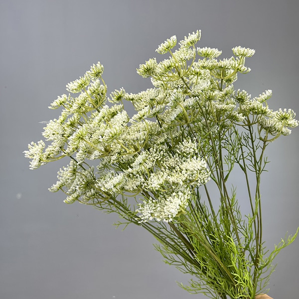 Konstgjorda spetsblommor Heminredning Falska blommor Bröllopsrekvisita Spets Vattenbambu yellow