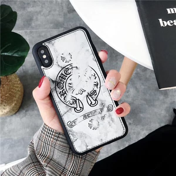 Etui til iPhone 14 Plus 6,7-tommer Vintage Grå Stoff Hjerte Tigerhode PU-Lær
