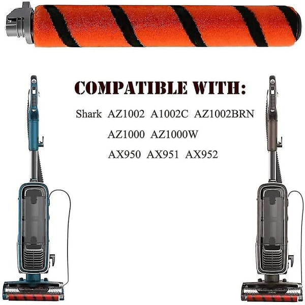Ny ersättningsborstrulle kompatibel kompatibel med Shark Az1000w, Az1002, Ax950