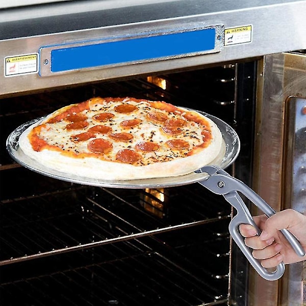 Ny gripare för pizzapanna som är kompatibel med djupa pizzapannor, panntång i gjuten aluminium