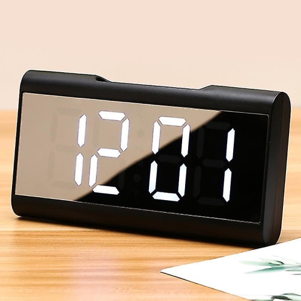 Ny digital väckarklocka, väckarklocka Stor display spegelminne 1