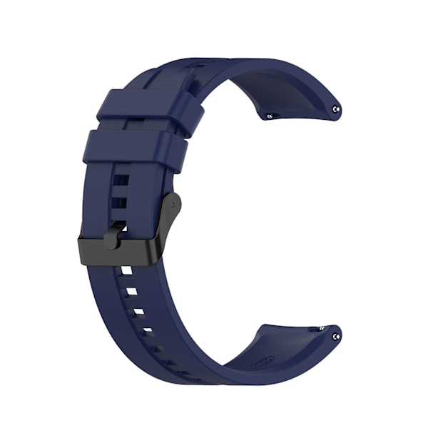 Midnatsblå Midnatsblå kompatibel med Huawei Watch Gt 2 46mm Urrem med Sort Spænde