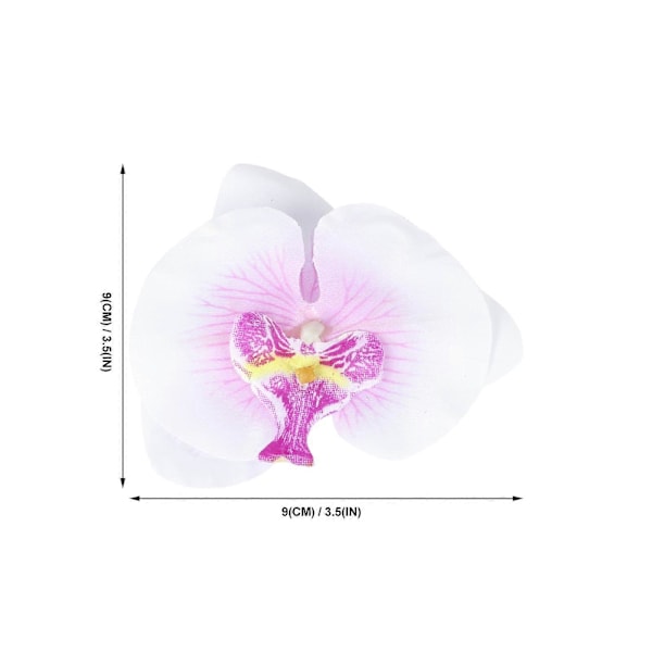 20 st Bröllopsbuketter Falsk Phalaenopsis Blomma Konstgjord Phalaenopsis Blomma Bröllopsdekor