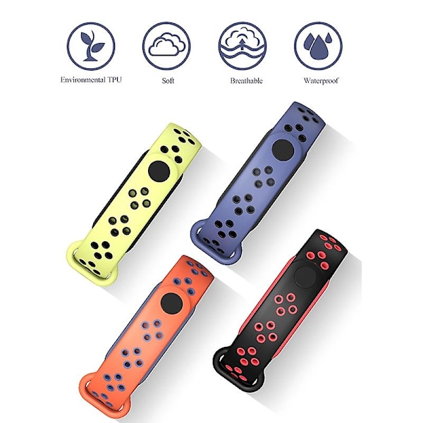 Grass Black Grass Black TPU Klockarmband kompatibelt med Xiaomi Mi Band 6 / 5