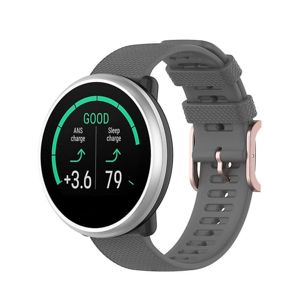 Grå Grå kompatibel med Polar Ignite Klokkereim
