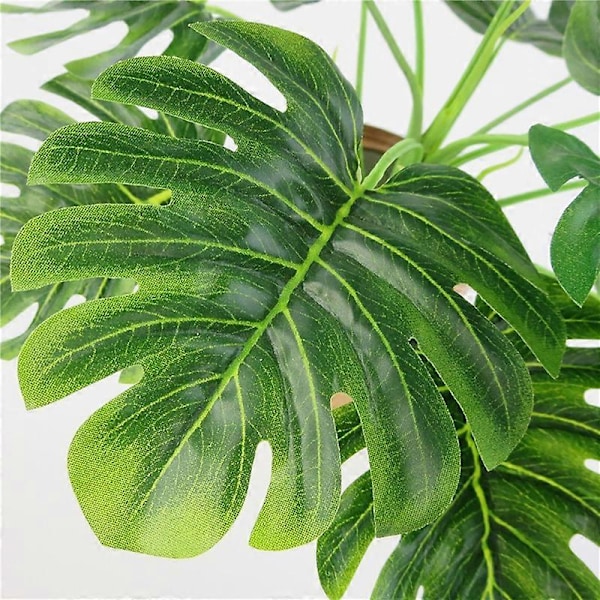 1 stk. Kunstig Monstera Simulationsplante Bryllup Hjem Hotel Cafe Fest Dekoration
