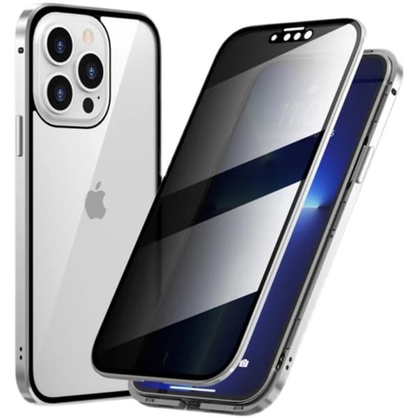 Kotelo iPhone 14 Pro Max Clear Clear Silver Noz35646
