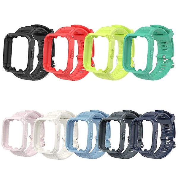 Mörkblått integrerat silikonarmband kompatibelt med Redmi Watch 3