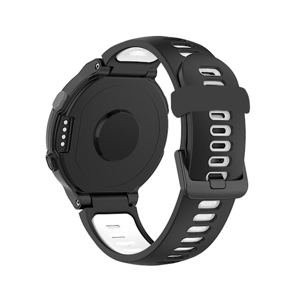 Svart Vit Svart Vit kompatibel med Garmin kompatibel med erunner 735 / 235 Tvåfärgat Silikonarmband