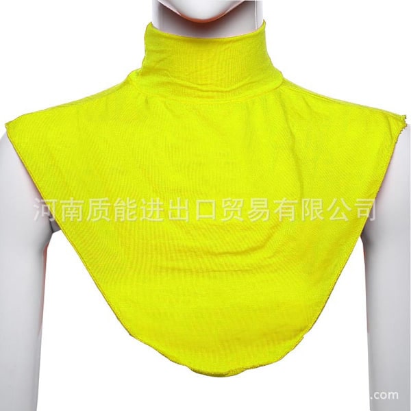 Dame falsk krage Avtakbar halv Vinter Skjerf Skjerf Modal F Yellow