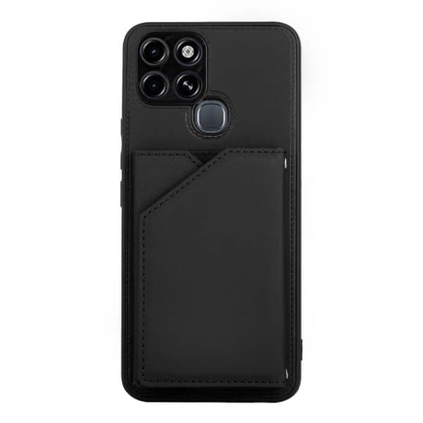 Etui til iPhone 13 Pro Max Sort (uden lanyard) Soft-Touch Kortholder Rem Multi-Kort