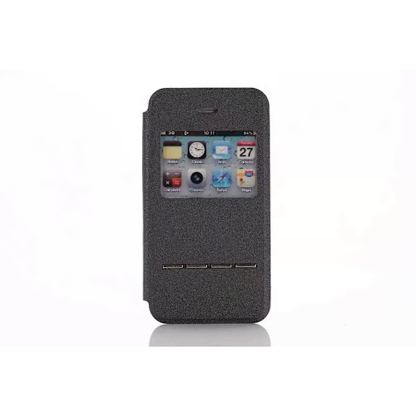 Etui til iPhone 13 Pro Max sort Smart kvalitetssensor uden flip-svarvindue