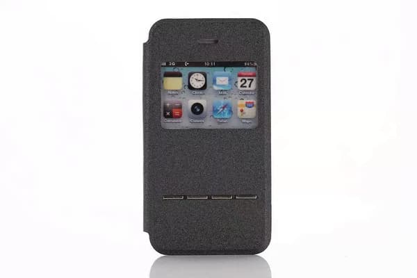 Etui til iPhone 13 Pro Max svart Smart kvalitetssensor uten flip-svarvindu