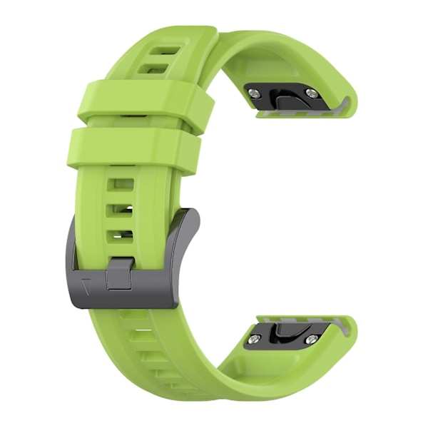 Limegrønn silikonklokkereim kompatibel med Garmin Fenix 7s Solar
