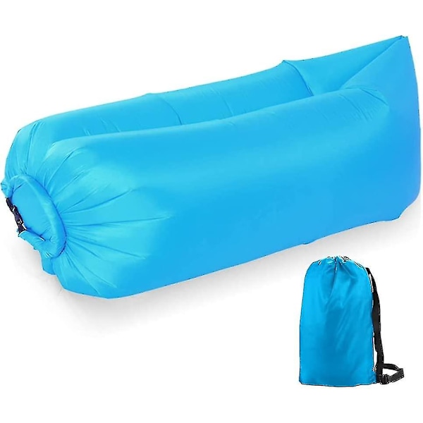 Uppblåsbar Luftsoffa, Vattentät Luftsoffa Luftsäck, Luftmadrass, Bärbar Airlounger, Uppblåsbar Utomhussoffa För Camping, Park, Strand, Trädgård