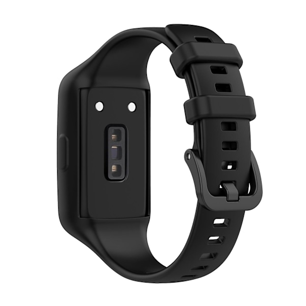 Sort Sort Silikone Urrem kompatibel med Huawei Band 7