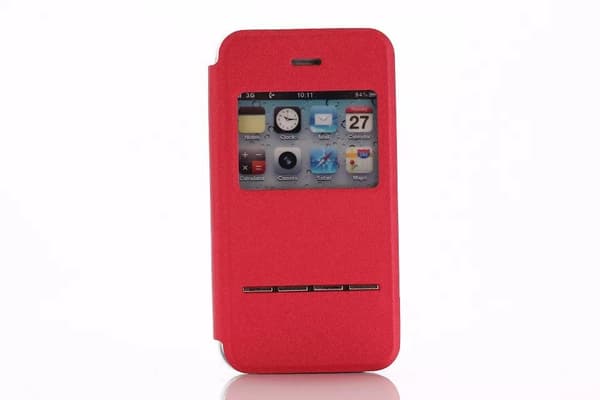 Etui til iPhone 13 mini rød Smart kvalitetssensor uden flip-svarvindue