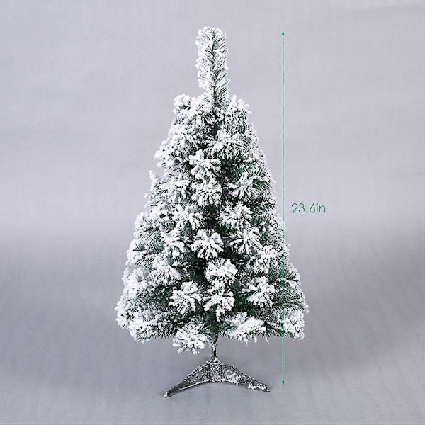 60CM spray snö flockning Jul simulering cederträ vit snöflinga julgran