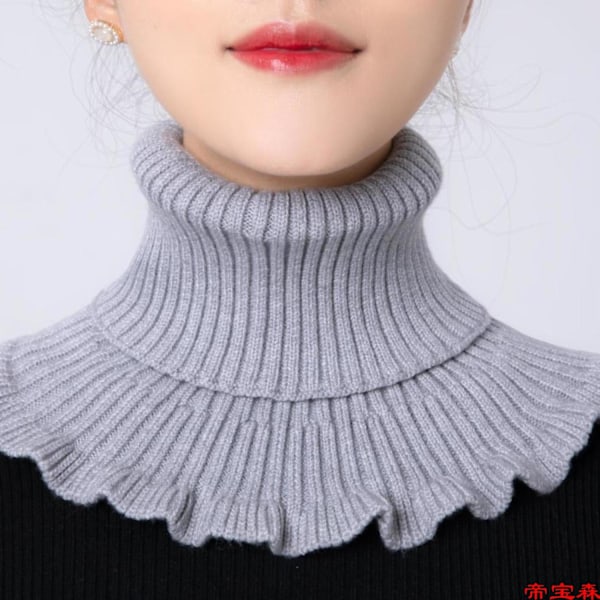 Dame falsk krage Varm Cervical Support Bana Skjerf Dame Tu red