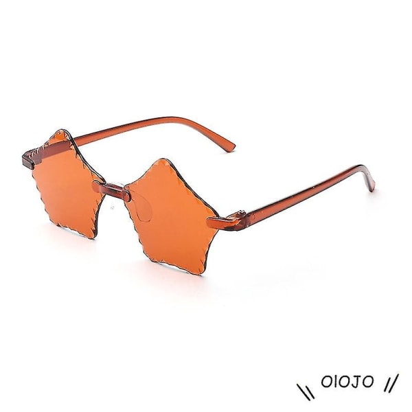 Nya 2022 nya ramlösa solglasögon Barnglasögon Mode Crful solglasögon
