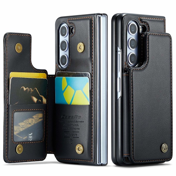 Etui til iPhone 16 E sort Flip Wallet med kortholder
