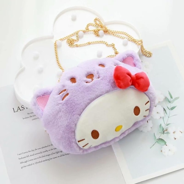 Lovely Cute Cinnamoroll/pudding/melodi/kisse Design Side Sling Bag For Gils kitty