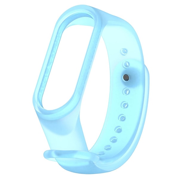Blått silikonarmband kompatibelt med Xiaomi Mi Band 3 & 4