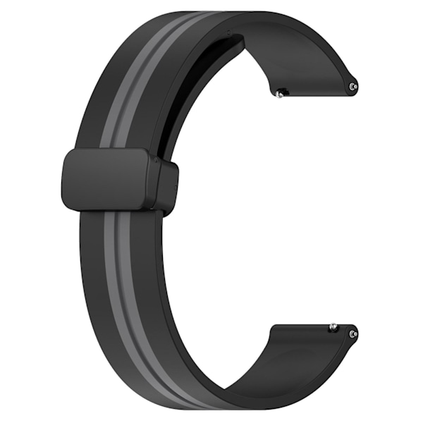 Musta Harmaa Musta Harmaa Silikoni Kellonranneke yhteensopiva Huawei Watch Gt3 Pro 46mm kanssa