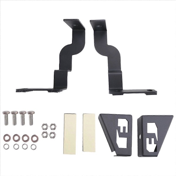 Bil LED Front Cowl Lys Arbejdslysholder Monteringsbeslag til 2007-2016 Motorhjelm Spotlight Beslag