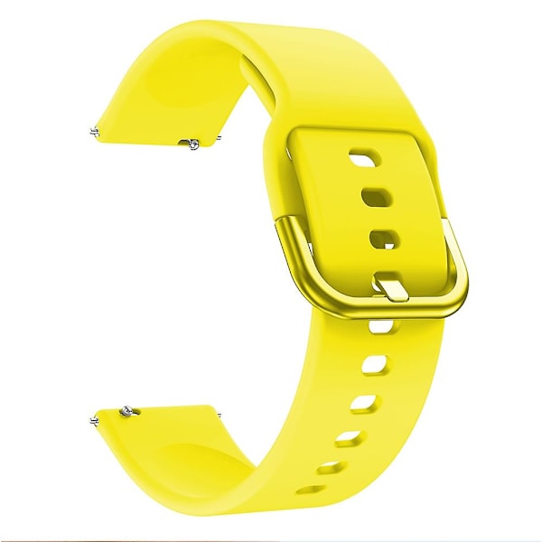 Gul Gul 22mm kompatibel med Huawei Watch Gt2e/gt/gt2 46mm silikone urrem
