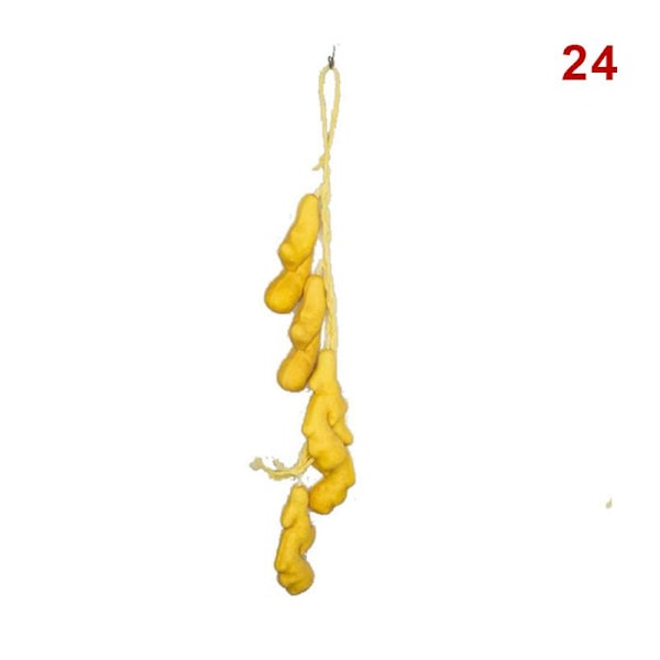 Hem Simulering Skum Mat Grönsaker Konstgjorda Fiskar Hängande Snöre Falsk Chilipeppar Väggdekor Matches the image 24