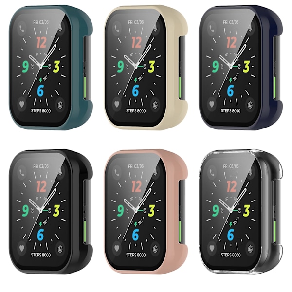 Sininen PC+ Karkaistu Kalvo Suojakotelo yhteensopiva Oppo Watch 2 42mm:n kanssa