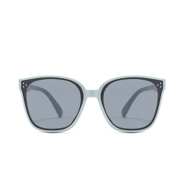 Barnsolglasögon Silikon UV-skydd Polariserat ögonskydd Modesolglasögon Solskyddsglasögon Gray green frame Black and Grey lens