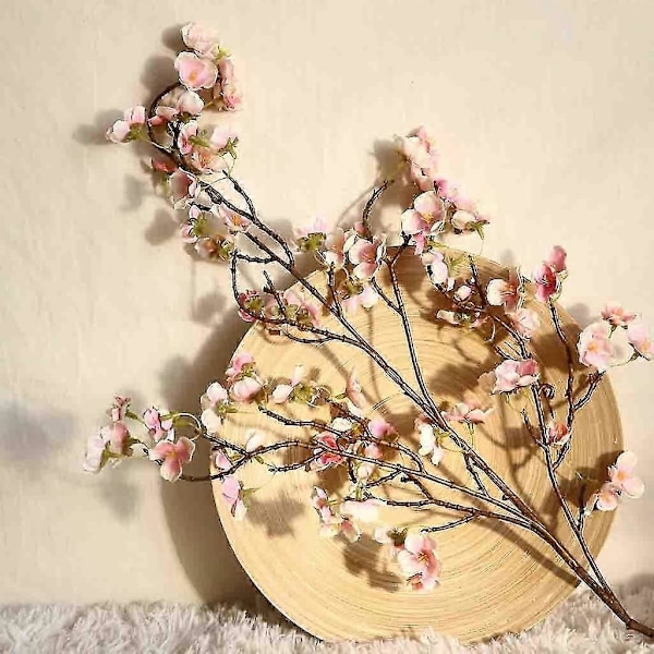 Kunstig Blomme Silkeblomst Kunstig Kirsebærblomst Ferskenblomst Kunstig Silkeblomst Hjem Bryllupsfest